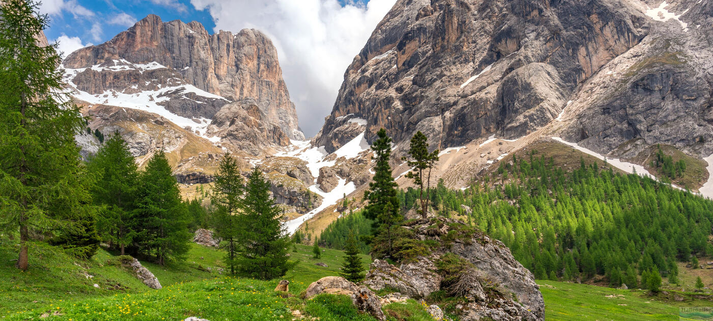 Arabba-Marmolada in summer