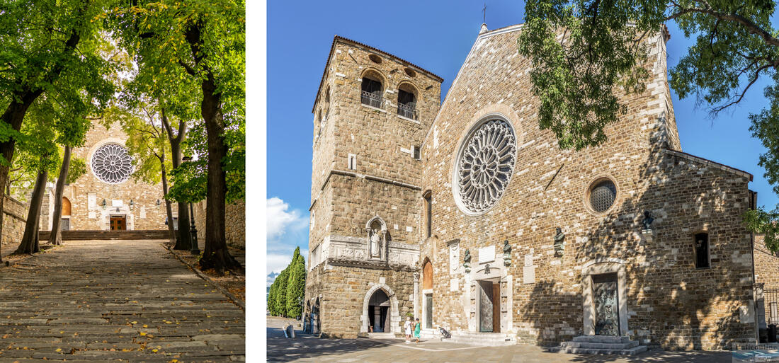 Cathedral of San Giusto in Trieste, Italy