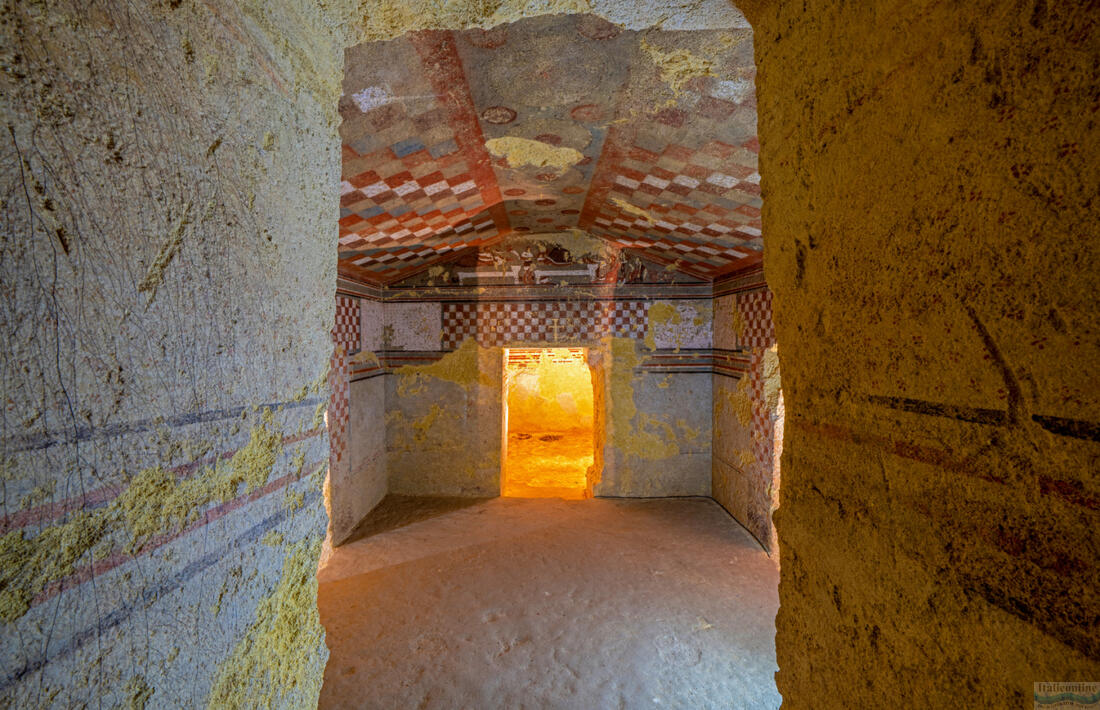 Monterozzi Necropolis Burial Chambers, Tarquinia