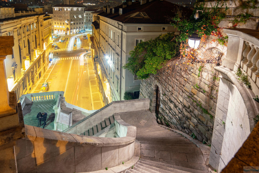 Scala dei Giganti staircase, Trieste, Italy