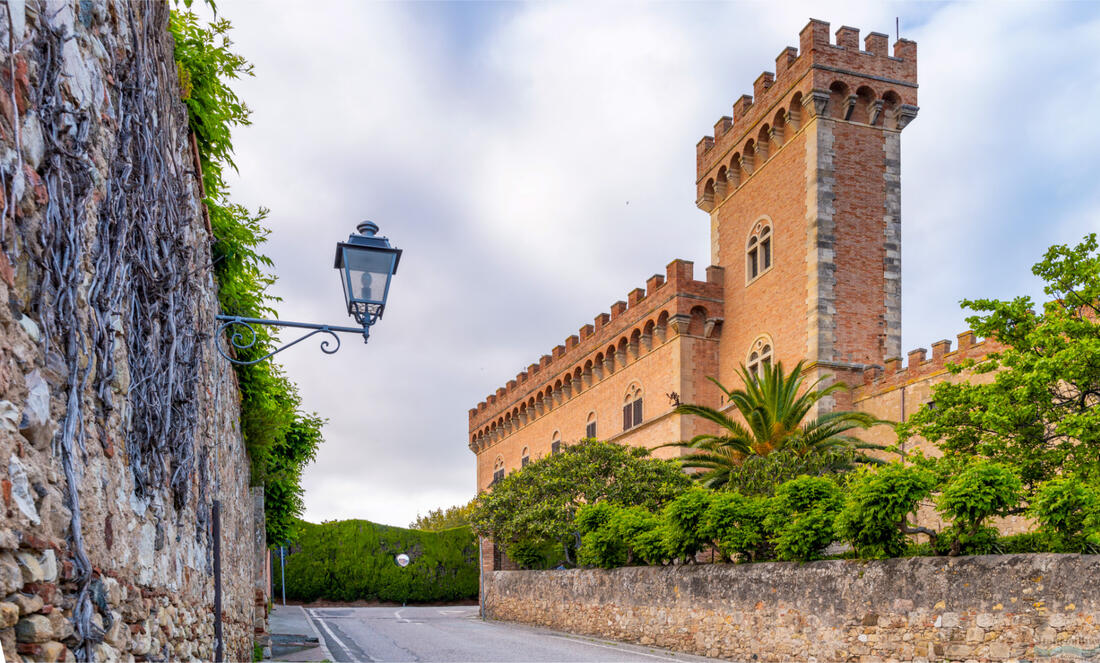 Castle in Bolgheri, Tuscany