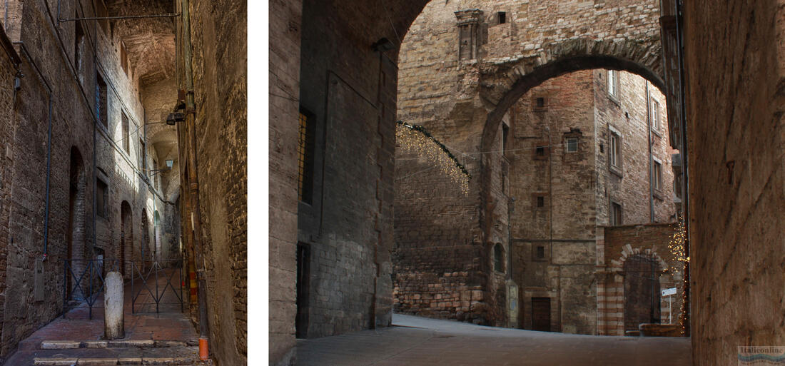 Underground streets of Perugia