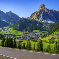 Arabba-Marmolada in summer