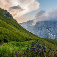 Arabba-Marmolada in summer