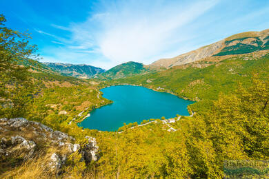 Lago di Scanno, the heart-shaped lake