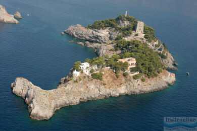 Li Galli and the dolphin-shaped island