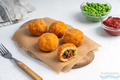 Arancini - fried Sicilian balls