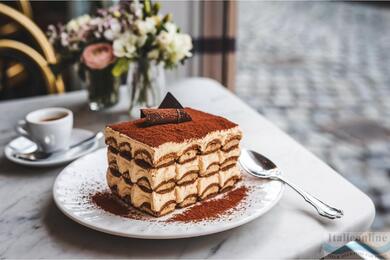 Italian dessert Tiramisu