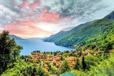 Lago Maggiore, the second largest lake in Italy