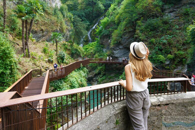 L'Orrido di Bellano - a gorge on the shores of Lake Como