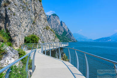 The most beautiful cycle path in Europe? Ciclopista del Garda