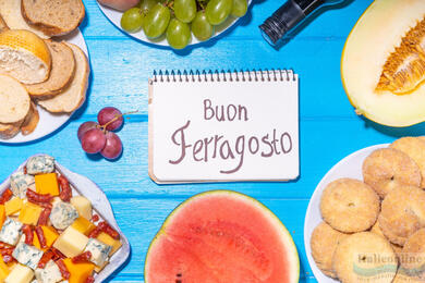 The Italians are celebrating today! 15.8. Ferragosto