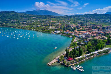 Bardolino, a wine town on the shores of Lake Garda