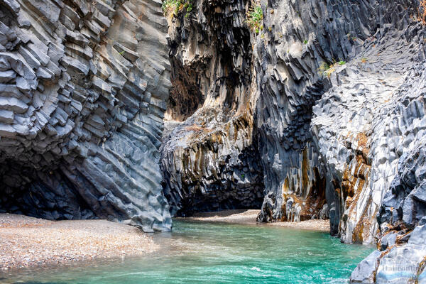 Gole dell'Alcantara, one of the most interesting natural phenomena in Sicily