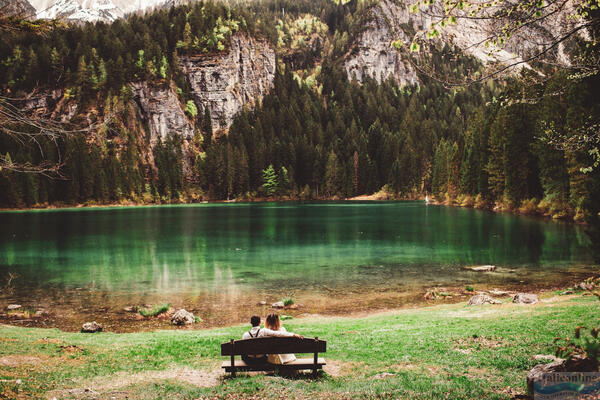 Lago di Tovel - the lake that changed colours